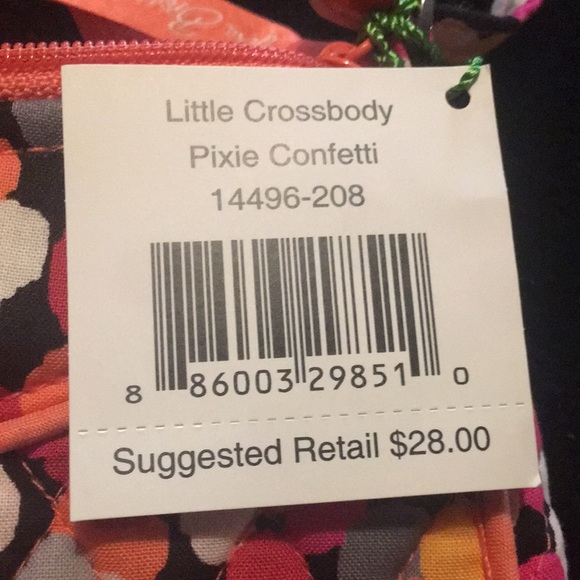 Vera Bradley Pixie Confetti bag NWT - Picture 2 of 7